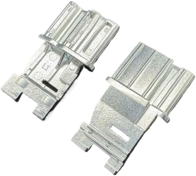 Rear Window Curtain Sun Shade Blind Clips Bracket Pair Set Compatible with H2 H6, Zinc