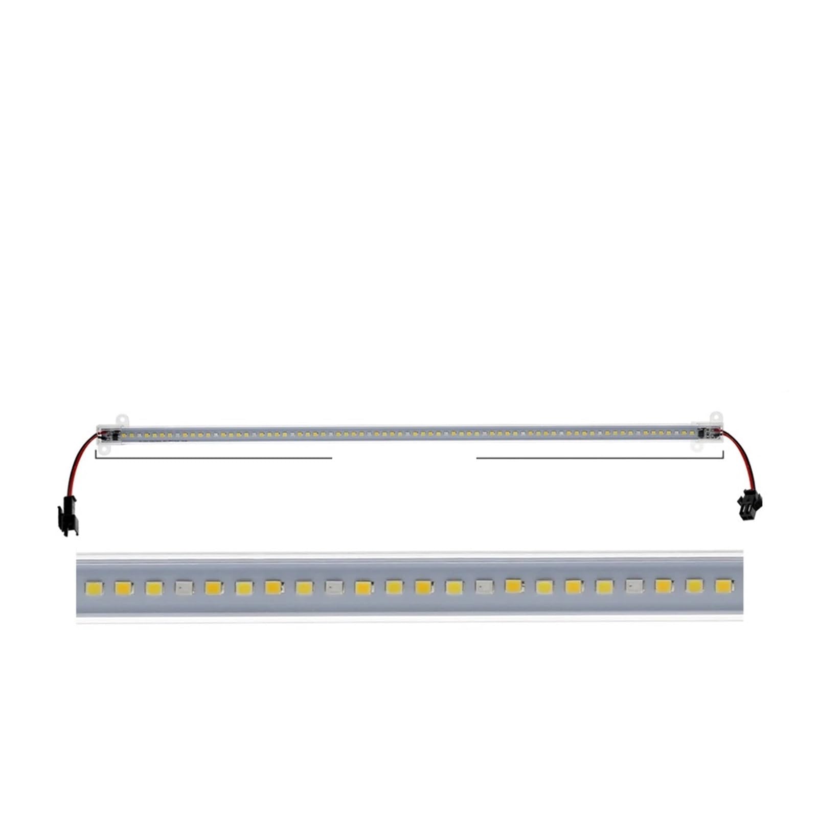 LED élèvent la lumière 75LED s barre lumineuse de plante, lampe Phyto à spectre complet for le système hydroponique fleurs plantes d'intérieur Illuminateur horticole(1Red 2White 2Warm,12pcs set)