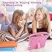 Kids Tablet 7 inch Toddler Tablet for Kids Edition Tablet with WiFi Dual Camera Children’s Tablet for Toddlers 32GB Android with Parental Controls Shockproof Case Tablet for Kids Ages 3-14(Pink)