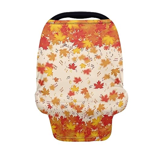 Image of Multi-Purpose Car Seat Cover for Babies Breastfeeding Shawl Easy Installation Stroller Canopy Covers Easy to Clean Universal Fit