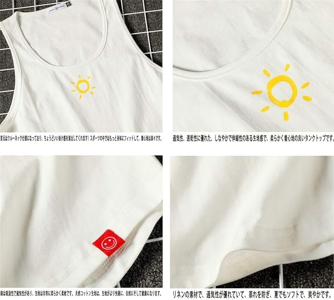 [YHNNH] スポーツウェア カジュアル ゆったり 大きいサイズ UVカット・吸汗速乾 (2,5XL)