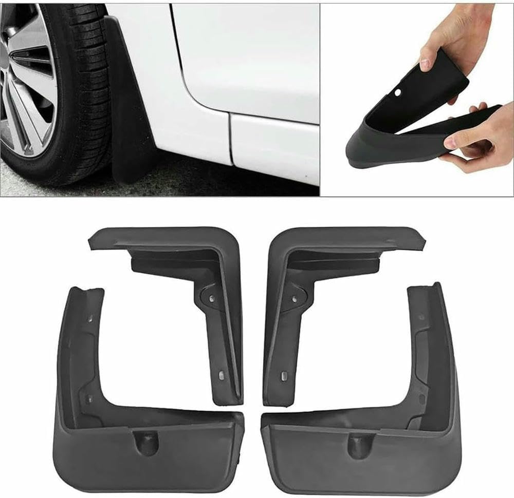 4 Pcs Splash Guards Wheel Mudflaps for Elantra Sedan 2017 2018 Car Front Rear Rubber Splash Guards