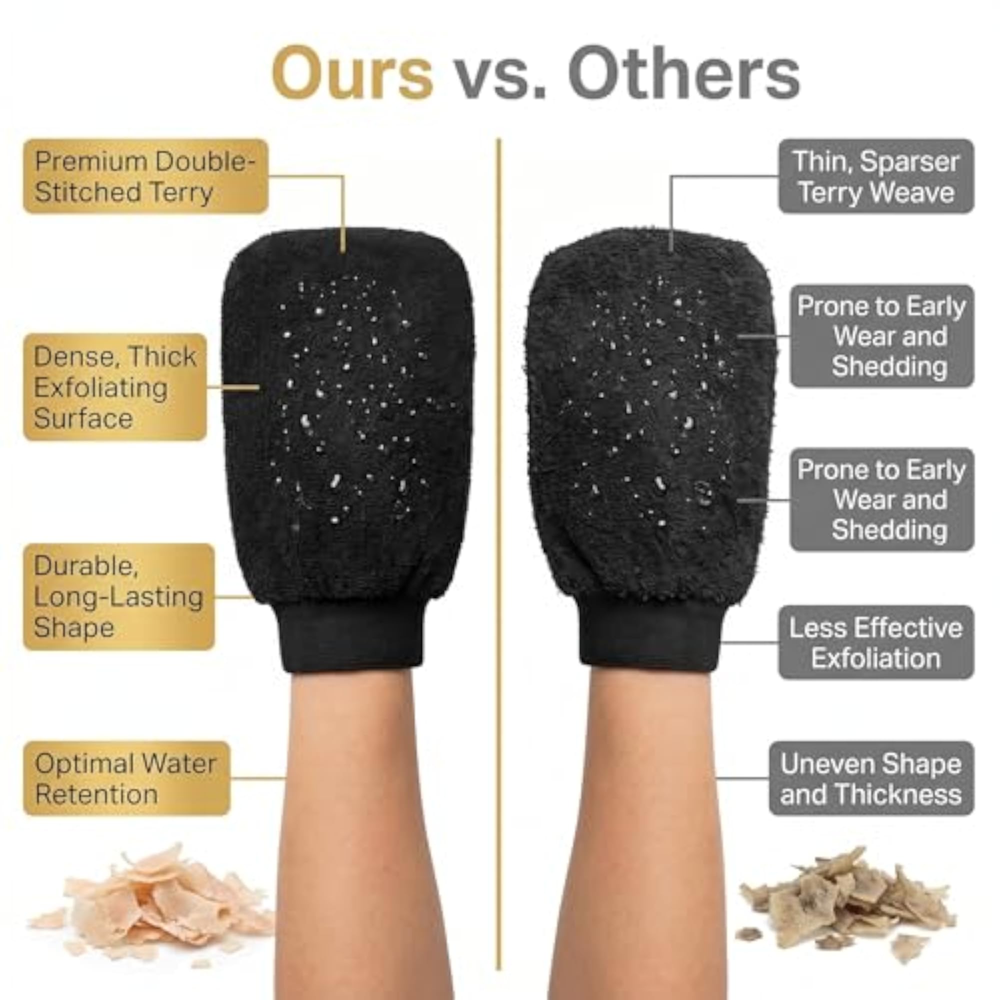 Moroccan Hammam Body Exfoliating Glove