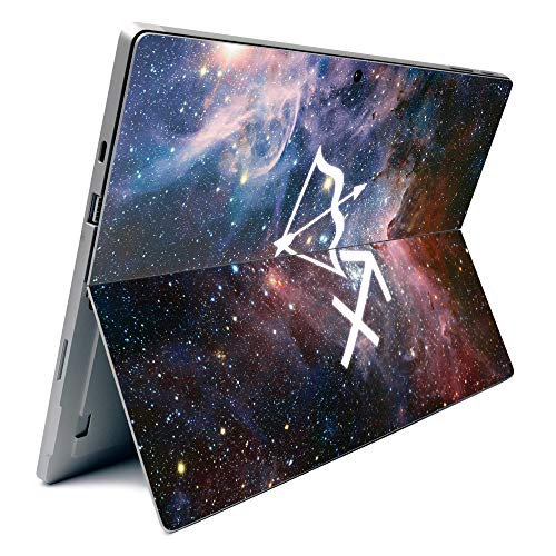 Image of MightySkins Carbon Fiber Skin for Microsoft Surface Pro 7 - Sagittarius | Textured Carbon Fiber Finish | Easy to Apply, Remove, and Change Styles | Made in The USA