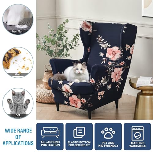 Funda Estampada Sillón Orejero acabado superior modelo Color 4 6