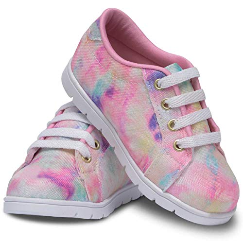 Tênis Infantil Menina Gliter 24 (27, Tie Dye)