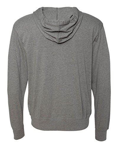 Joe's USA Men's Lightweight Jersey Hooded Full-Zip T-Shirt Hoodies in Sizes XS-2XL2