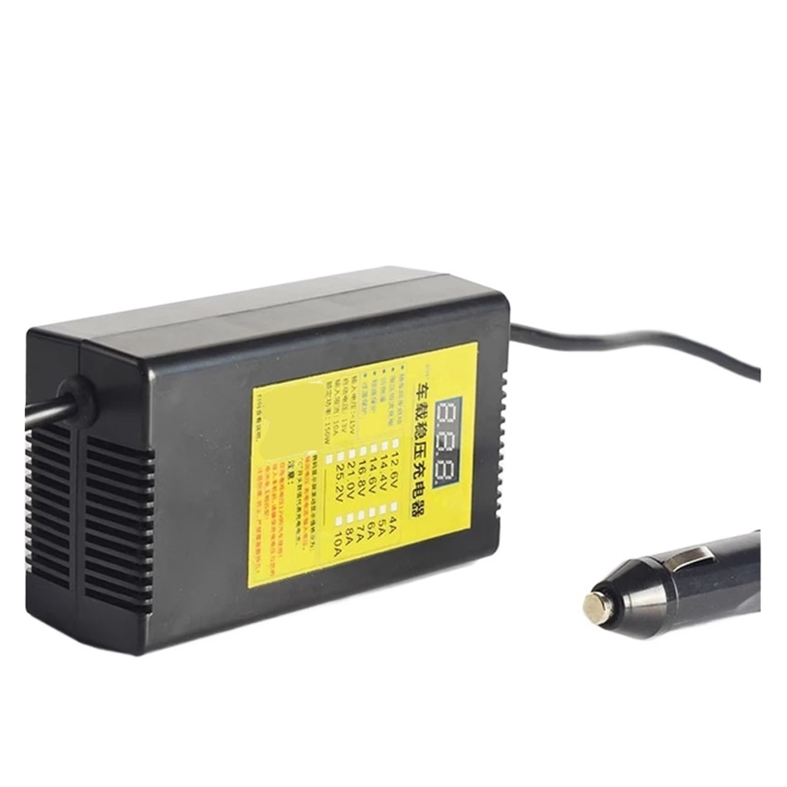 JJKKOZVQF 12V to14.6V 10A 12.6V 8A 16.8V 6A 21V 25.2V Charger(DC 12.6V 10A)