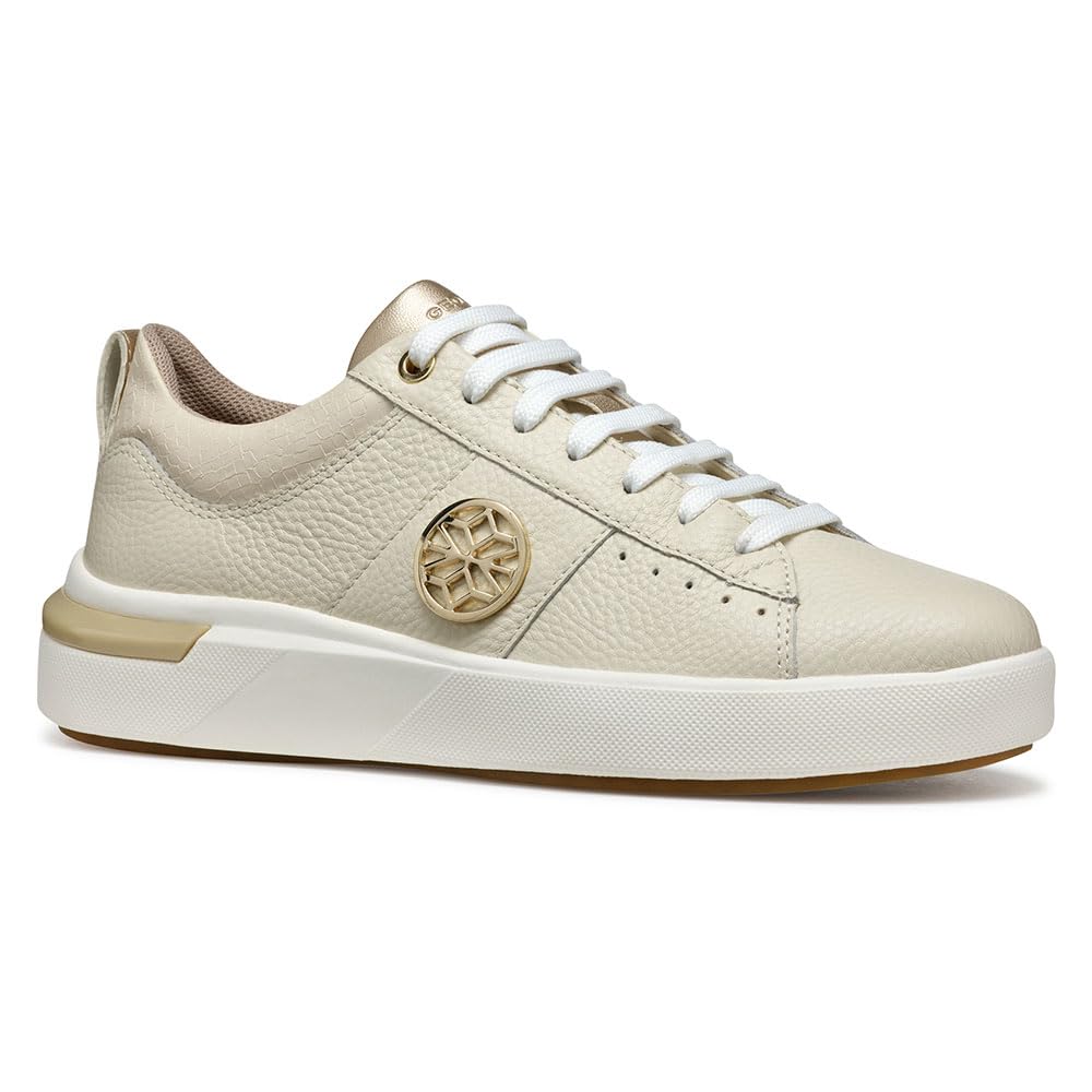 Geox Women's D DALYLA A Sneaker, Papyrus, 3 UK