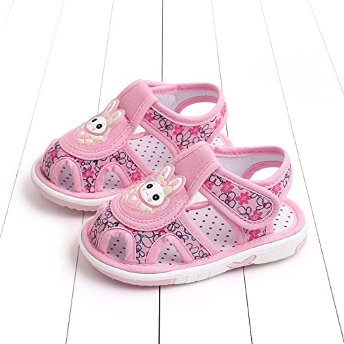 Summer Children Infant Walking Shoes Girls Sandals Flat Sole Non Slip Lightweight Hollow Girls Flip Flops Size 53