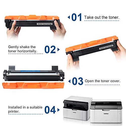 SMARTOMI-3-Cartuchos-de-toner-Negro-compatibles-con-Cartuchos-TN1050-para-impresoras-Brother-de-Las-Series-HL-1110-HL-1112-HL-1212-HL-1210-DCP-1510-DCP-1610-DCP-1612-DCP-1512-MFC-1810-y-MFC-1910