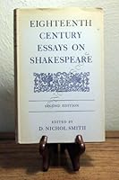 Eighteenth Century Essays on Shakespeare 0198116071 Book Cover