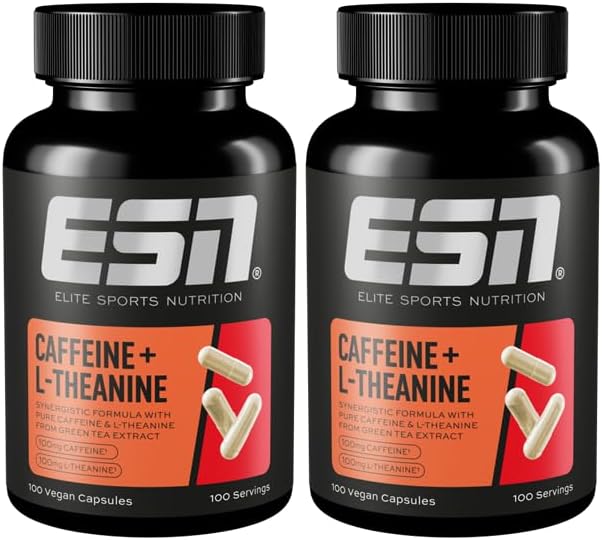 ESN Caffeine + L-Theanine, 2 x 100 Vegan Capsules