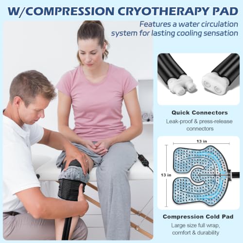 Image of Ice Machine for Knee After Surgery, 12Qt Cold Therapy Machine