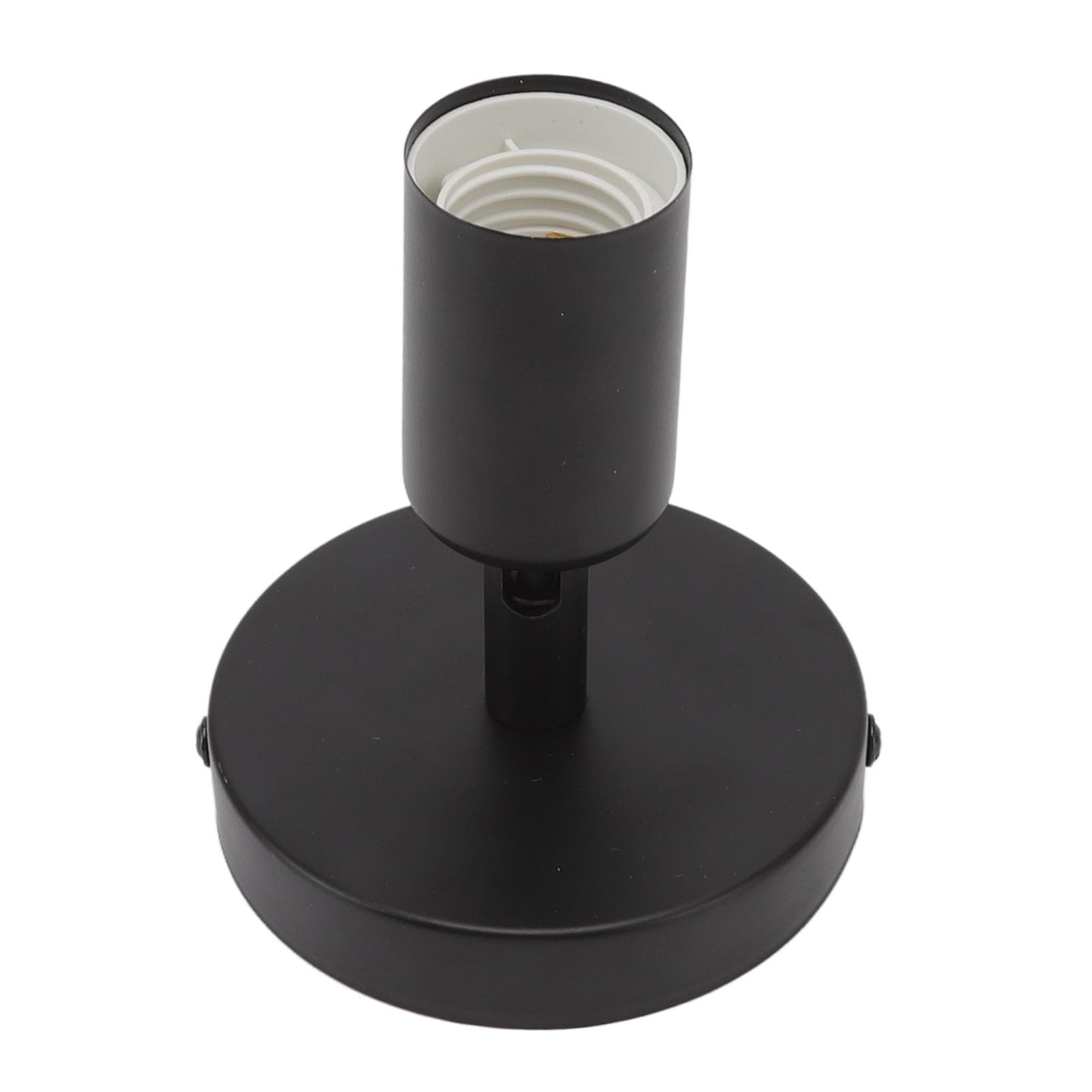 E26 E27 W Lamp Holder Modern Simple W Lamp Base for Bedroom Living Room Showcase 85 E27 W Lamp BaseE26 W Lamp BaseE26 W Light BaseE27 W Lamp HolderE27 Lamp BaseE26 (Black)