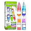 Liquid Pens Easter Basket Stuffers for Kids, Fun Cool Pens Travel Essential Toy Autism ADHD Anxiety Calm Down Item Quiet Fidget Sensory Autistic Desk Toys Classroom Gift for Boys Girls (2PCS)
