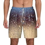 Tailles : les shorts de bain à séchage rapide sur verre imprimé sur verre sont disponibles en S, M, L, XL, XL, et 3XL. Ils présentent un design extensible et peuvent être trouvés en se référant au tableau des tailles.