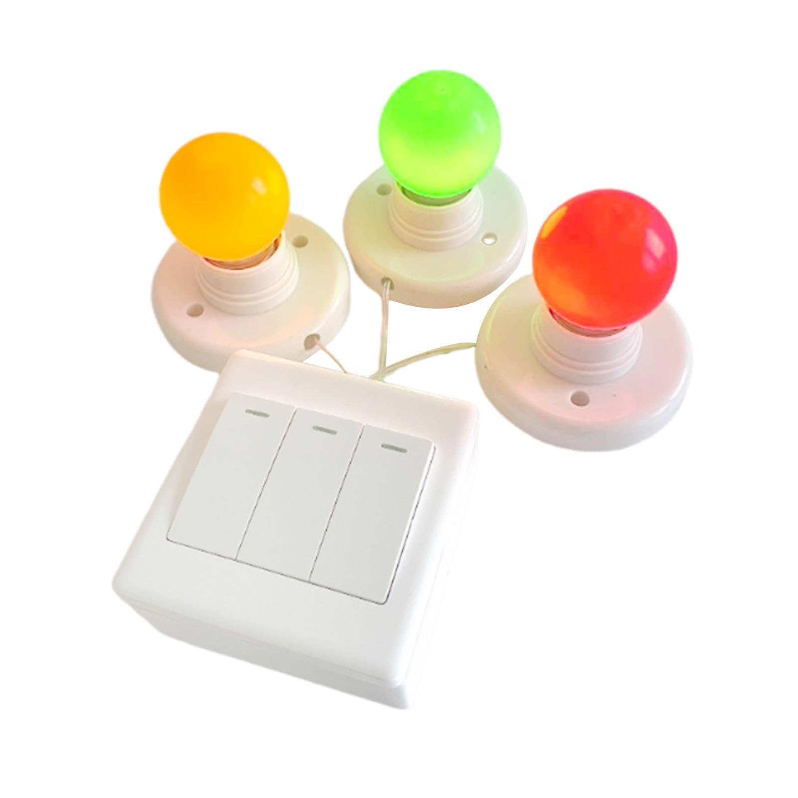 Tablero de Actividades con Piezas de Juguete Educativo Temprano, Tablero Sensorial con Piezas de Luz para Niños (para Viajes)