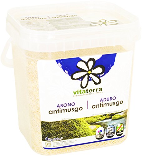 Vitaterra Abono Césped Antimusgo 4 kg, 27414