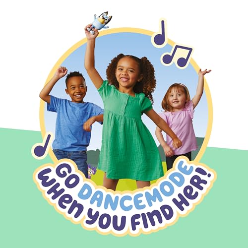Bluey Game Hide and Seek Figure, Articulated, Musical Kids Figurines with Dance Mode, Interactive Play Toddler Figurine Toys for Ages 3+ - Image 6