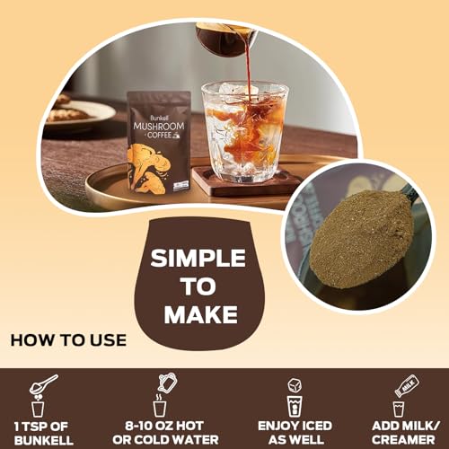 Bunkell 6 Mushroom Instant Coffee