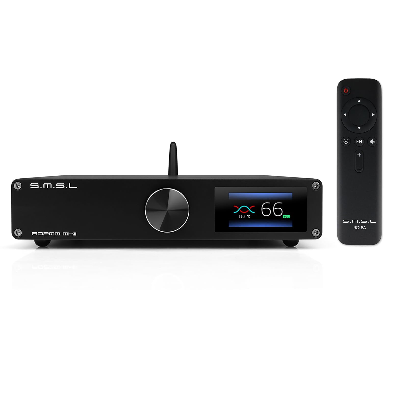 最終 S.M.S.L AO200MKII デジタルアンプ SMSL AO200 MKII HIFIデジタルアンプMA 5332 MSチップ高出力ステレオ