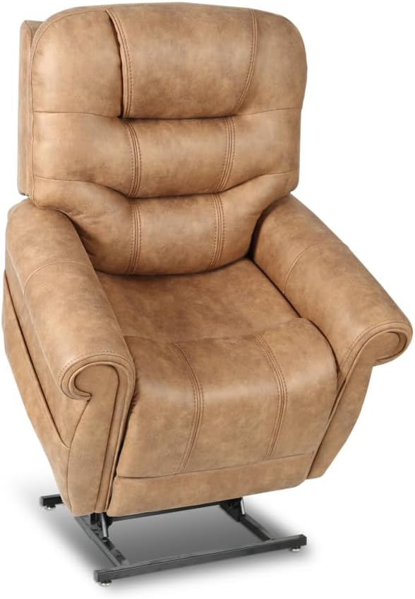 BarcaLounger Lucas Power Lift Recliner in a lifted position