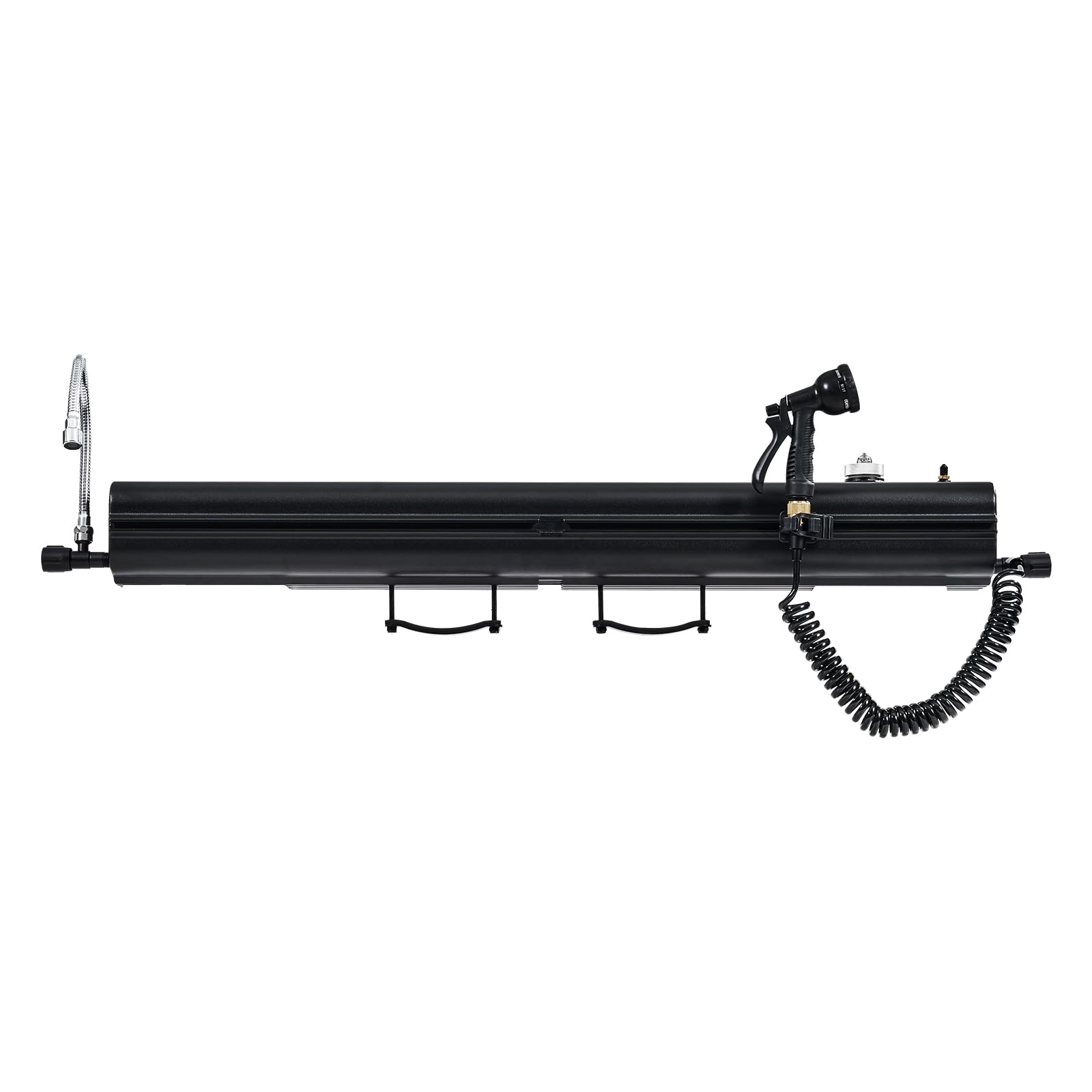 VEVOR Serbatoio dell'Acqua per Portapacchi 17 L, con 2 Pannelli Paraspruzzi e Scanalatura a T, Serbatoio in Alluminio Alta capacità con Porta Pressurizzazione, per Bauli, Roll Bar, Barre Trasversali