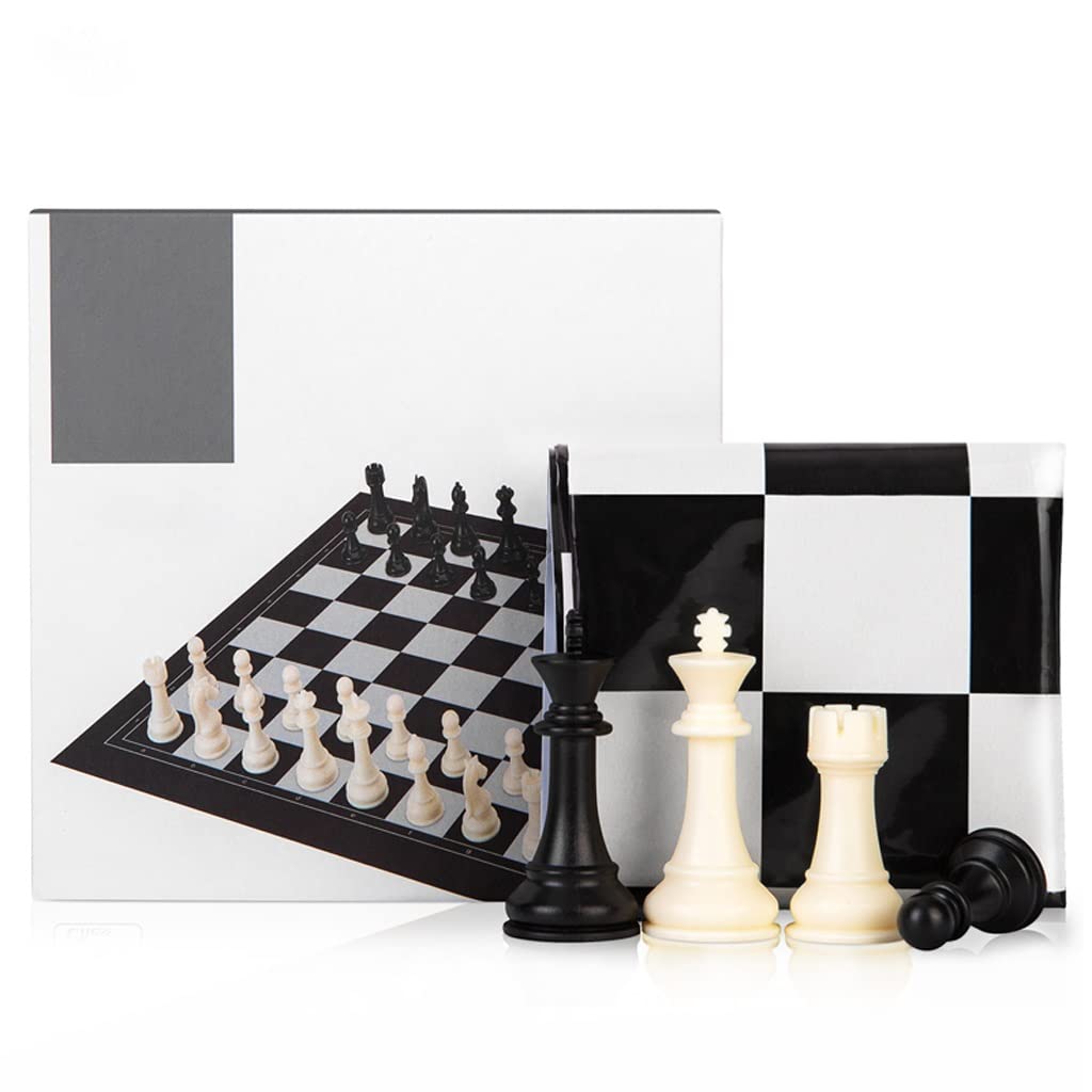 Schachspiel-Set, Schachspiel, Schachbrett-Set, Schach-Set, tragbares faltbares Schachbrett für, Studenten, Anfänger, Erwachsene, Schachfiguren, Schachbrettspiel, Schachspiel Schach