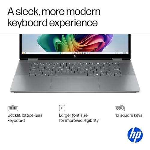 OmniBook X Flip Copilot+ PC Laptop Computer, 2-in-1 16" FHD Touchscreen Laptop, AMD Ryzen AI 5, 16GB RAM, 512GB SSD, Backlit Keyboard, WiFi 6 + BT, PDG HDMI Cable, US Version KB, Windows 11 - Notebook - Immagine 1