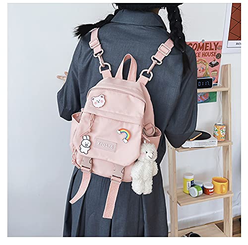 GGOOB Cute Mini Backpacks with Accessories Aesthetic Mini Backpack for Teens Kawaii Small Backpack2
