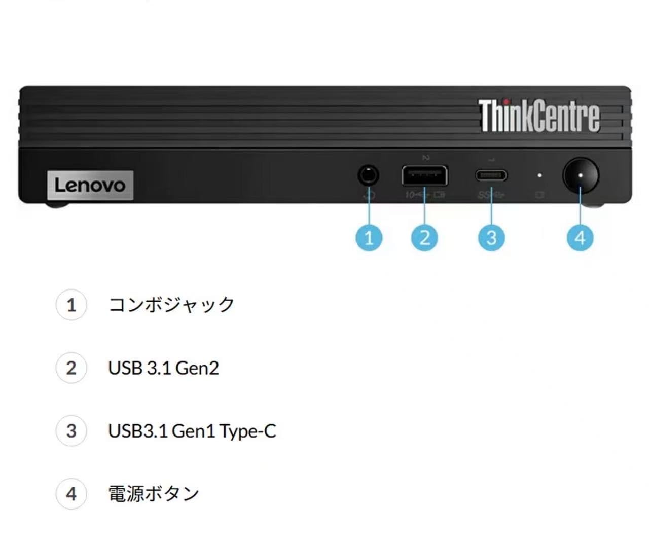 Amazon.co.jp: 小型パソコンLenovo ThinkCentre M70q i3-10100T CPU3