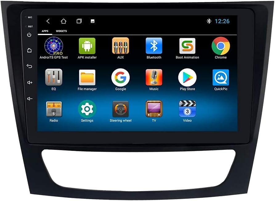 Android Car Stereo for Mercedes Benz E-Class W211 CLS CLASS 2002-2008 2GB RAM 32GB ROM Mirror-Link Wi-Fi BT, Radio GPS Navigation, 9 Inch IPS Touch Screen with AHD Camera Included