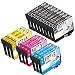 Produktbild KINGWAY T0715 Multipack Druckerpatronen für Epson T0711 T0712 T0713 T0714 Patronen für Epson Stylus SX200 SX210 SX215 SX218 SX400 SX415 SX515W DX4000 DX7400 DX8450 BX300F (18 Stück)