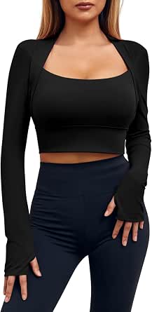 Women Long Sleeves Elastic Sun UV Protection Hand Cover Solid Color Open Front Cropped Cardigan Top Running Sports Arm Sleeve