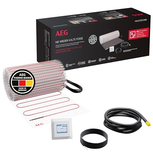 AEG elektrische Fußbodenheizung, Komplettset 4 m², 200 W/m², Turbo Thermo Boden TBS TC 200/4 Set Plus, 205821