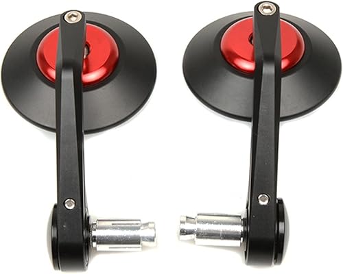 Mirror 78" Universal Motorcycle Mirror View Side Rear Mirror For Kawasaki GTR1400 CONCOURS H2 H2R ZX9R For Yamaha R15 Ybr 125 (Color RED, Size