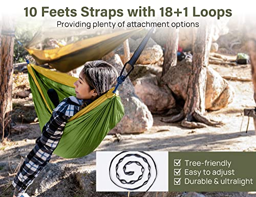 Kootek Camping Hammock Single Portable Hammocks Camping Accessories For Outdoor, Indoor, Backpacking, Travel, Beach, Backyard, Patio, Hiking #TOP2