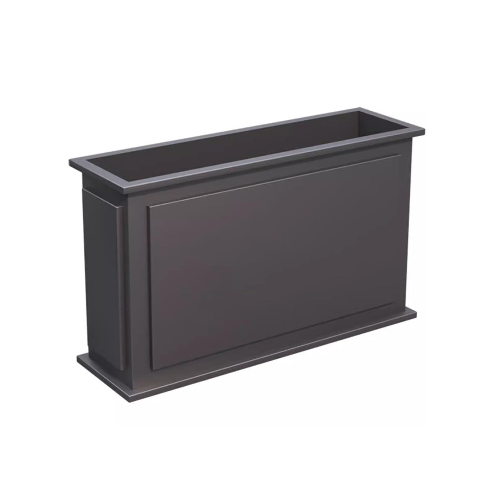 Kx9Lb8d Planter Box Outdoor Flower Box Courtyard Sales Department Square Bed Trough Balcony Pot