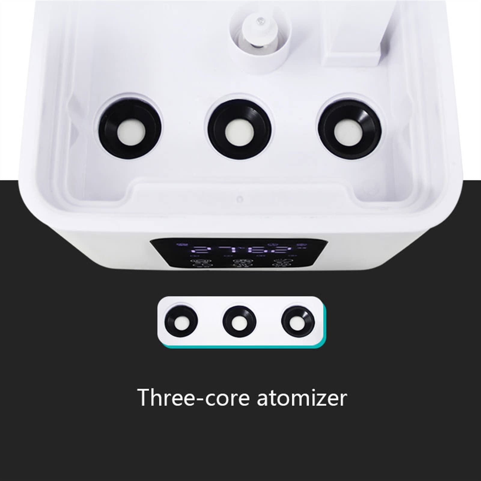 Umidificatore Ambiente Umidificatore da pavimento da 13 litri - Umidificatore intelligente a umidità costante e temporizzazione programmata - Spegnimento automatico senza acqua - for ambienti di grand