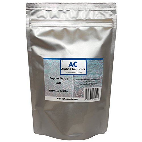 Black Copper Oxide - Cupric Oxide - CuO - 5 Pounds