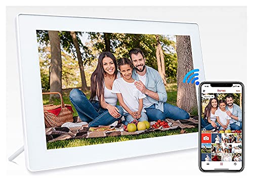 10,1-Calowa Cyfrowa Ramka Na Zdjęcia Z Wi-Fi, Ekran Dotykowy Ips 1280X800, Pamięć Masowa 16 Gb, Automatyczne Obracanie, Czujnik Ruchu, Łatwe Udostępnianie Zdjęć/Film