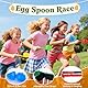 Vylyciy Outdoor Spiele für Kinder, Gartenspielzeug Kinder Erwachsene, Kindergeburtstag Partyspiele, Sackhüpfen Säcke, Eierlaufen, Medaillen, 3Bein Rennen, Outdoorspiele Beburtstagsspiele Beschäftigung