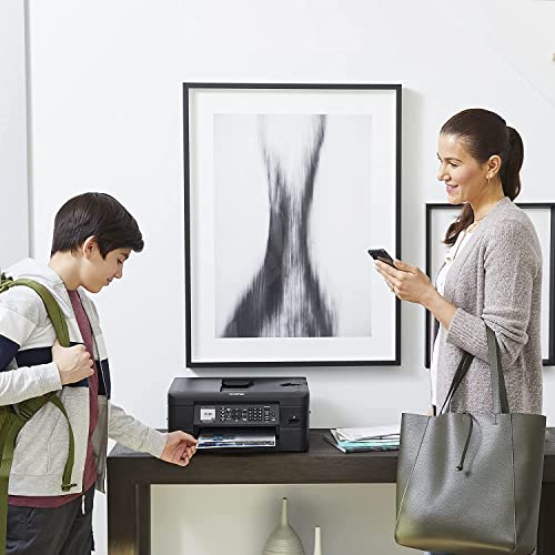 Brother MFC-J10 Series 3-in-1 Printer, Wireless Color Inkjet Printer, Printer, Copy, Scan, Fax - 9.5 ppm, 150 Sheets, 1.8" Color LCD, with Mobile Device and Duplex Printing, with MTC Printer Cable - Image 8