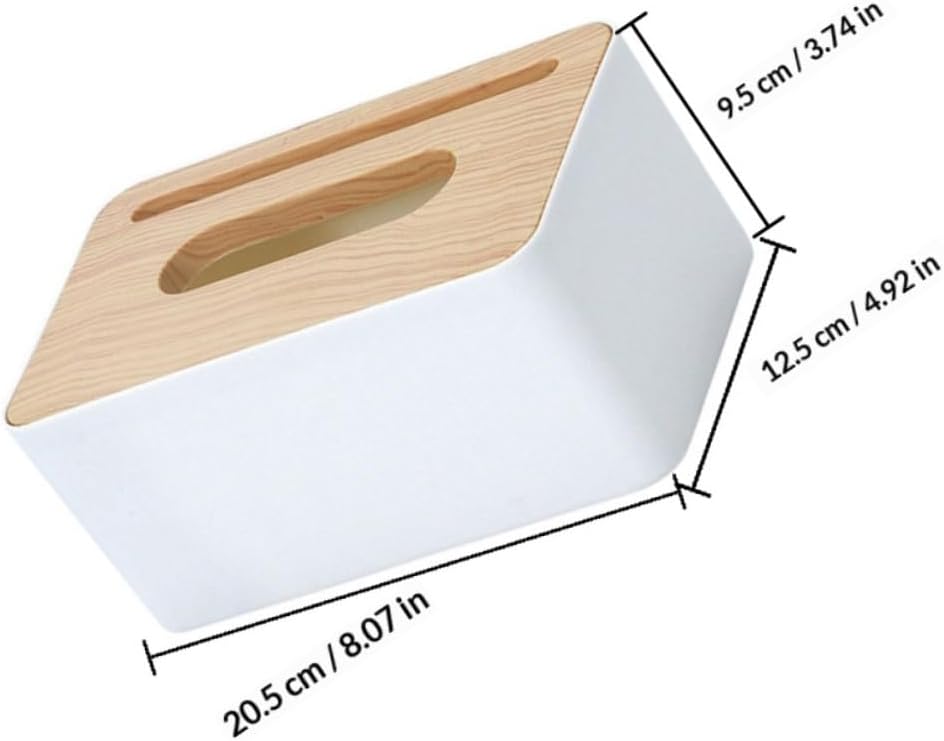 Xmas Paper Tissue Box Cover Rectangular Tissue Holder for Home Car image 2