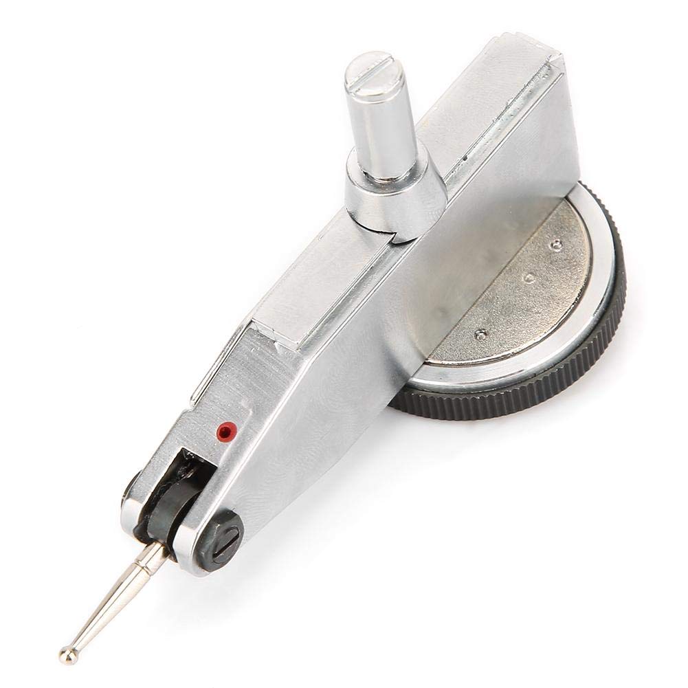 Indicateur de Test de Cadran De Précision Flexible 0,01 Mm Ensemble de Jauge à Cadran Métrique 0 à 0,8 Mm pour Mesure d'Objets Étroits Ou Concaves