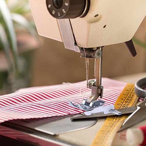 Pie de máquina de coser con guía ajustable miniatura 6