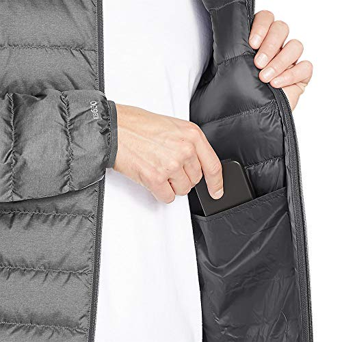 Image of Eddie Bauer Men's CirrusLite Down Hooded Jacket, Black, XXX-Large, Tall