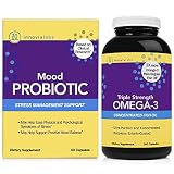 InnovixLabs Mood Probiotic & Triple Omega Bundle Mood Probiotic (60 Capsules) Triple Strength Omega-