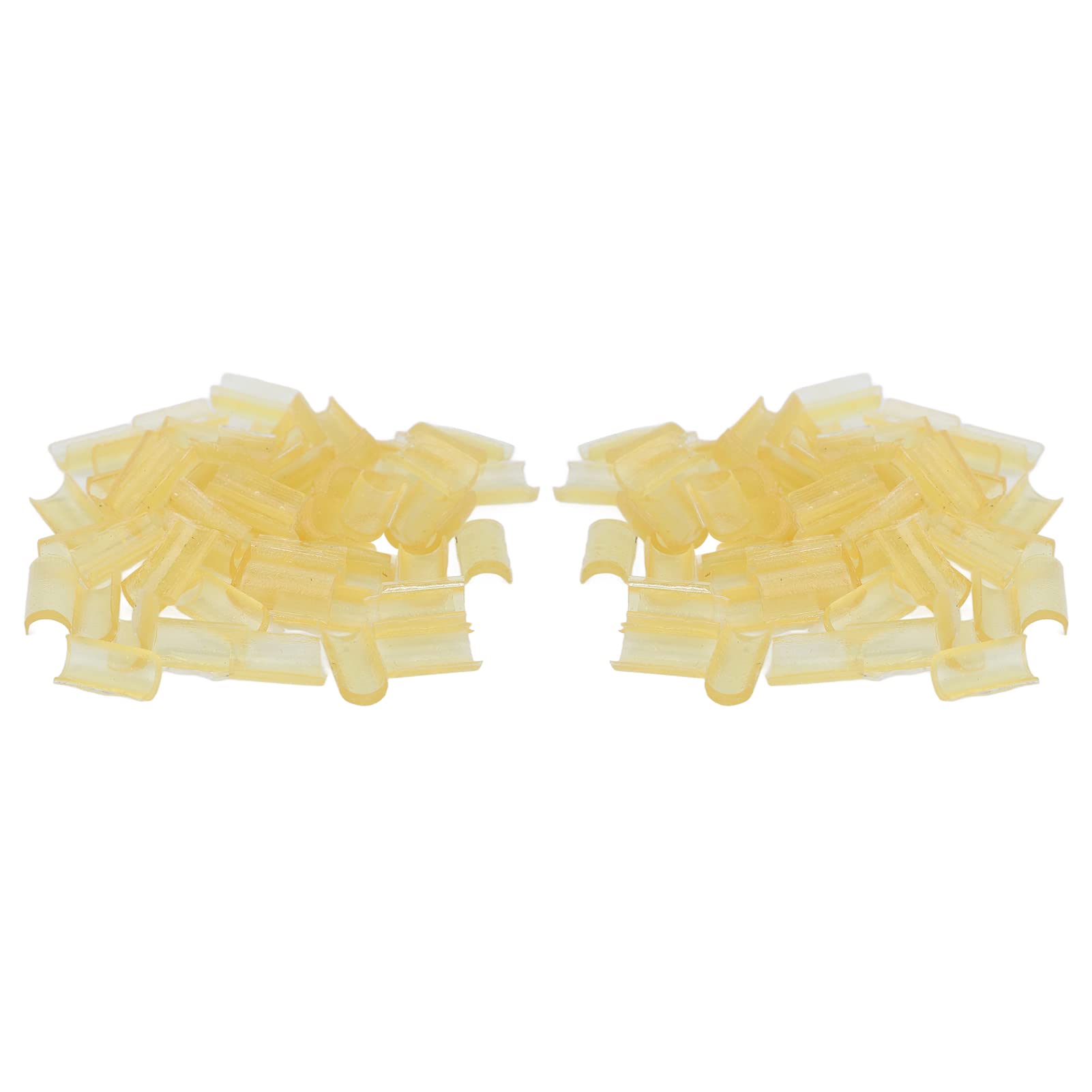 Glue For Hair Extensions, Hair Extension Beads, with Strong Adhesion 2 Bags of Yellow U Tip Hair Extensions Tool For Thermal Bonding For Salon and Home Use